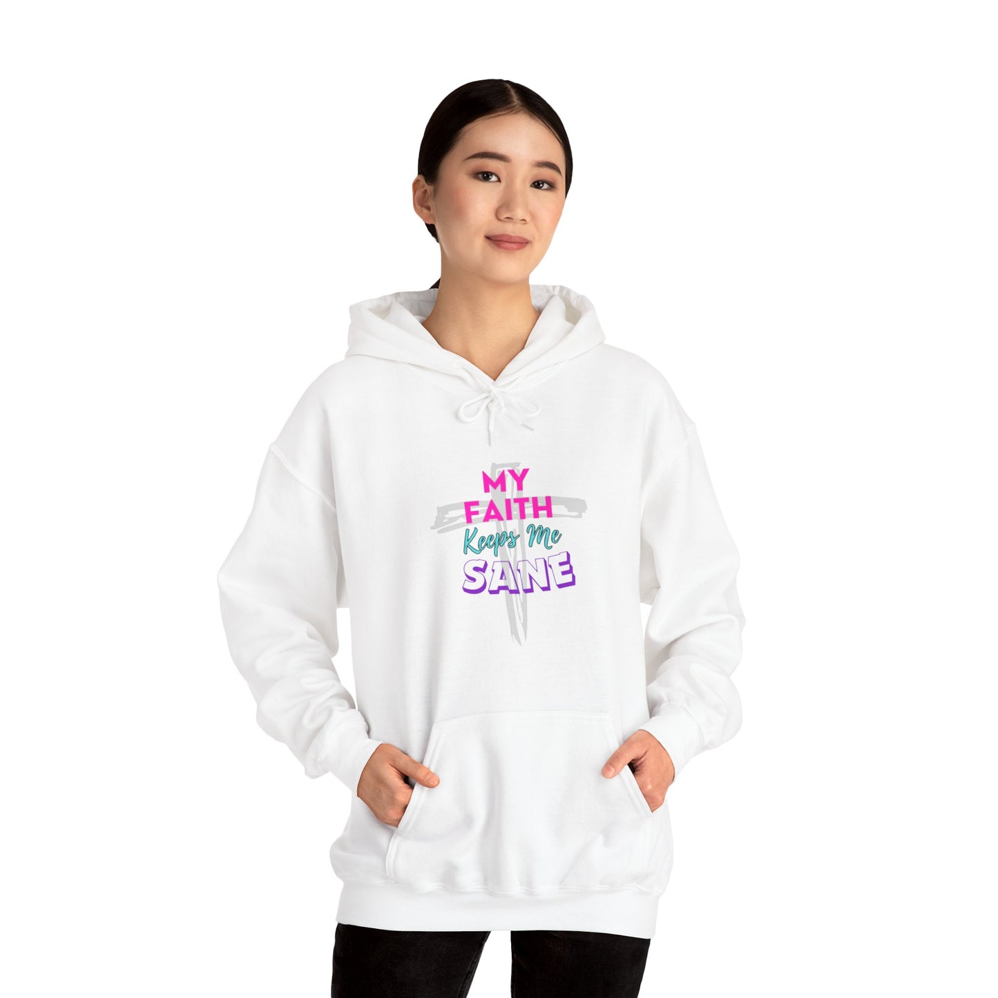 My Faith Keeps Me Sane- Women's Hoodie