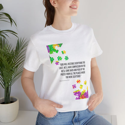 Restored Puzzle- Unisex Jersey Short Sleeve