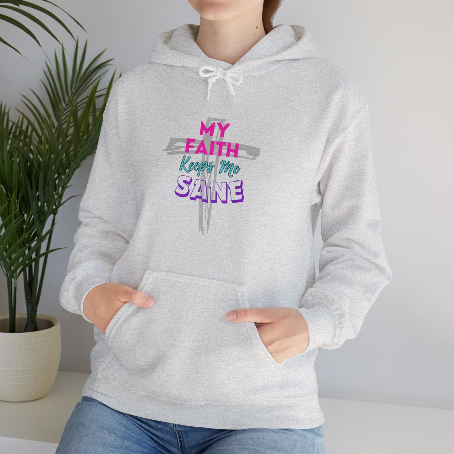 My Faith Keeps Me Sane- Women's Hoodie