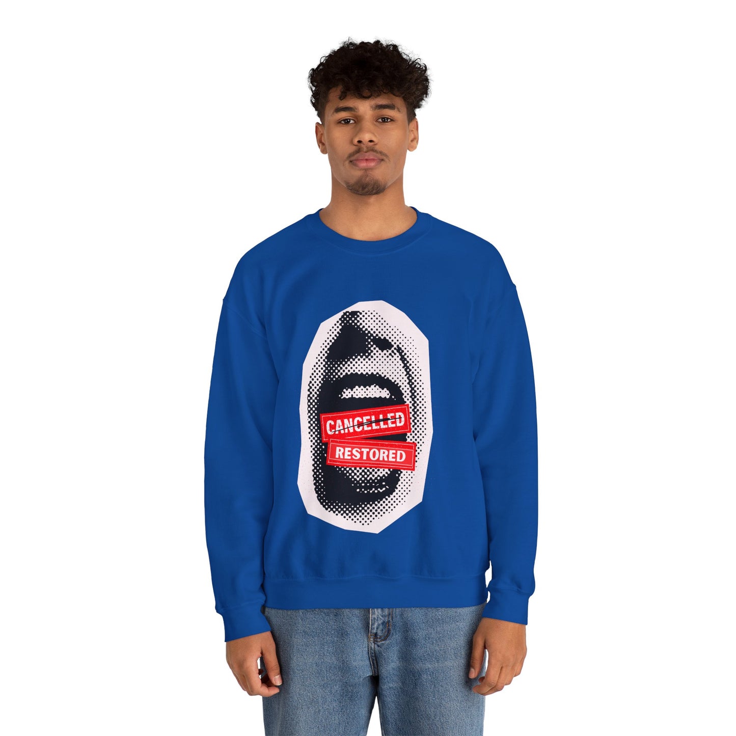 Screaming: Cancelled/Restored- Unisex Crewneck Sweatshirt