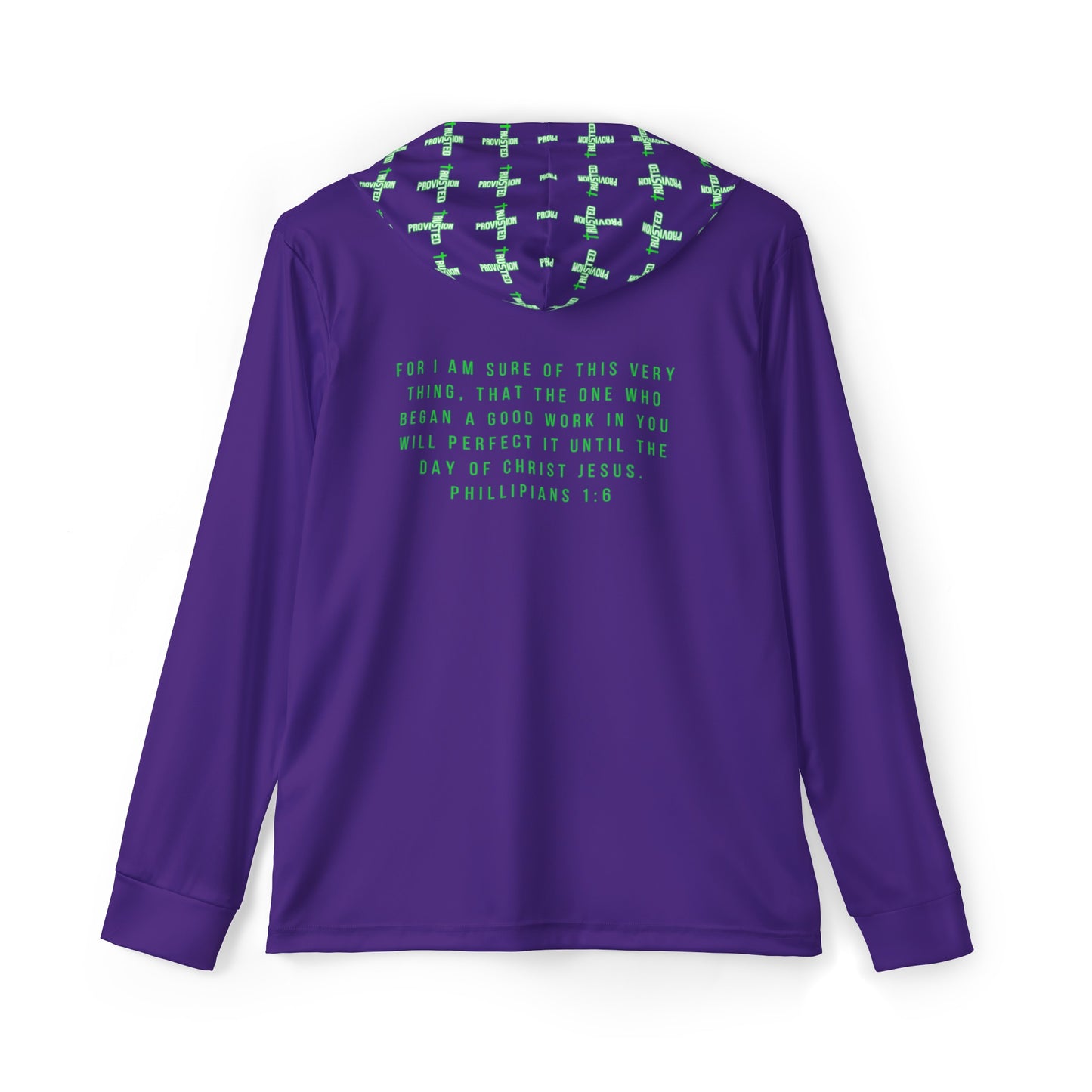 Work in Progreess...Men's Sports Warmup Hoodie (purple)