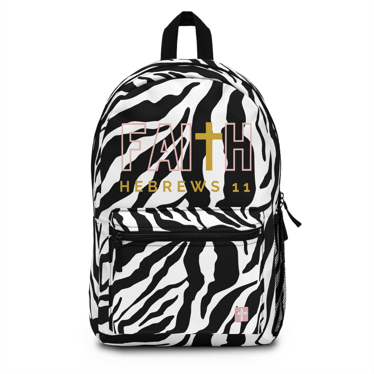 FAITH/Hebrews 11- Backpack (zebra)