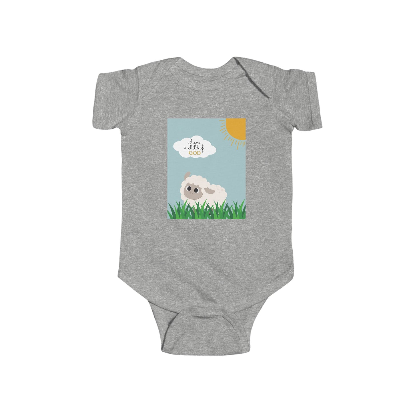 I am a child of God- Infant Jersey Bodysuit