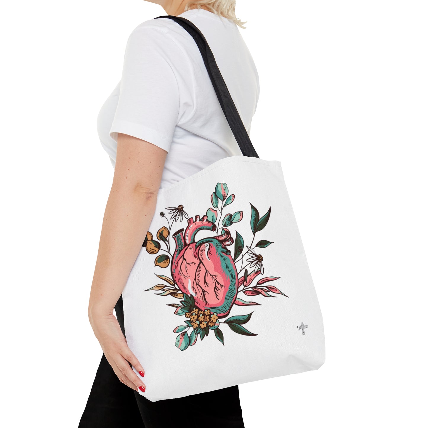 New Heart- Tote Bag (white)