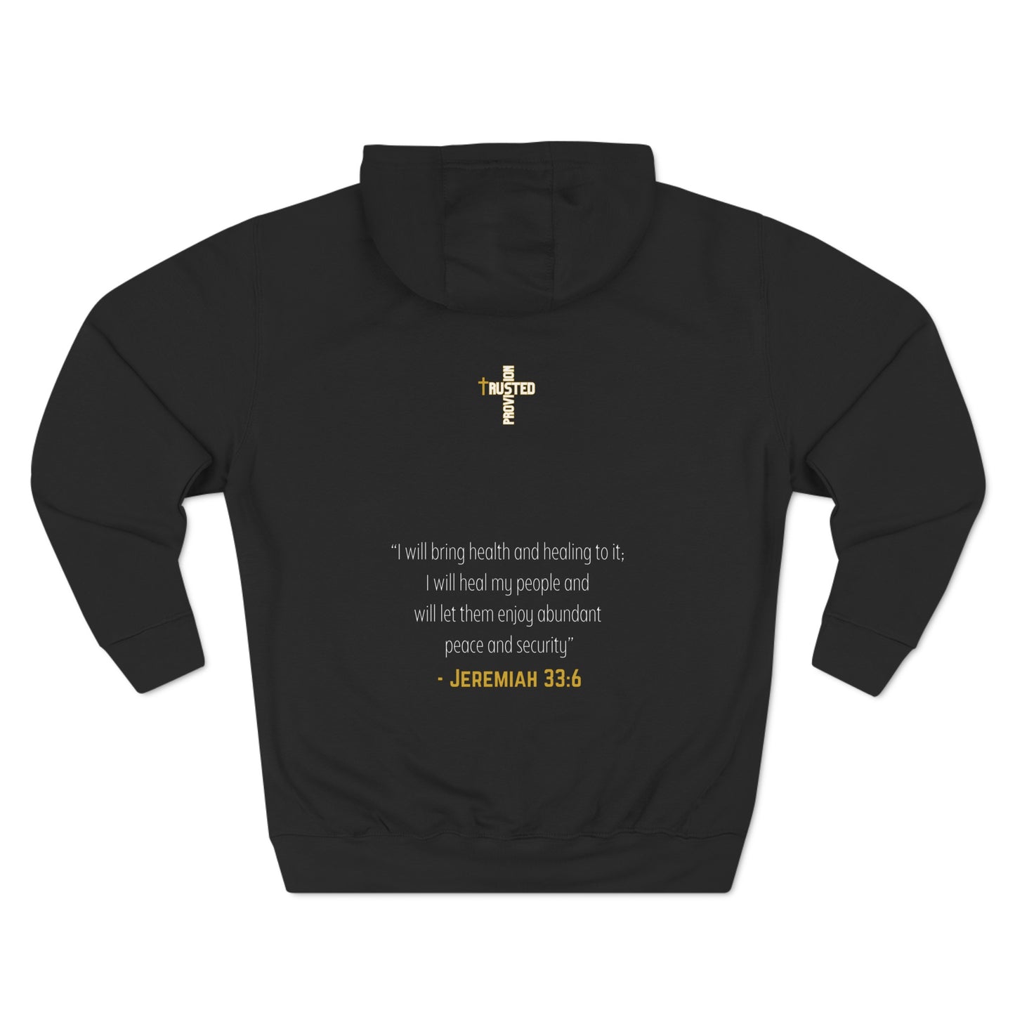 I'm living proof...Jesus Heals- Unisex Pullover Hoodie (Gold Edition)