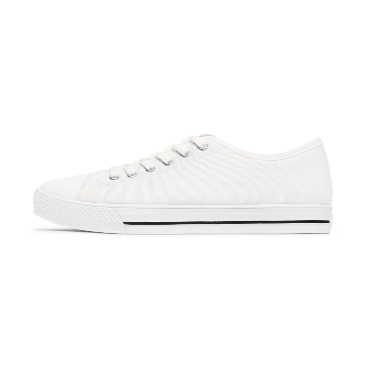 Peace (Phil 4:6)- Women's Low Top Sneakers (white)