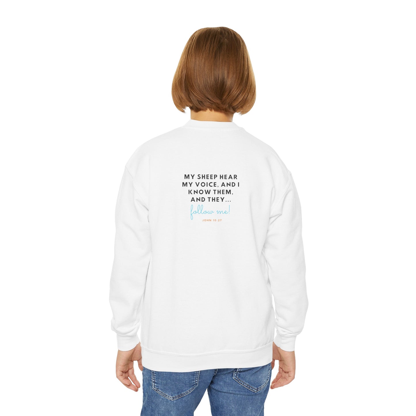 Follow Jesus- Youth Crewneck Sweatshirt