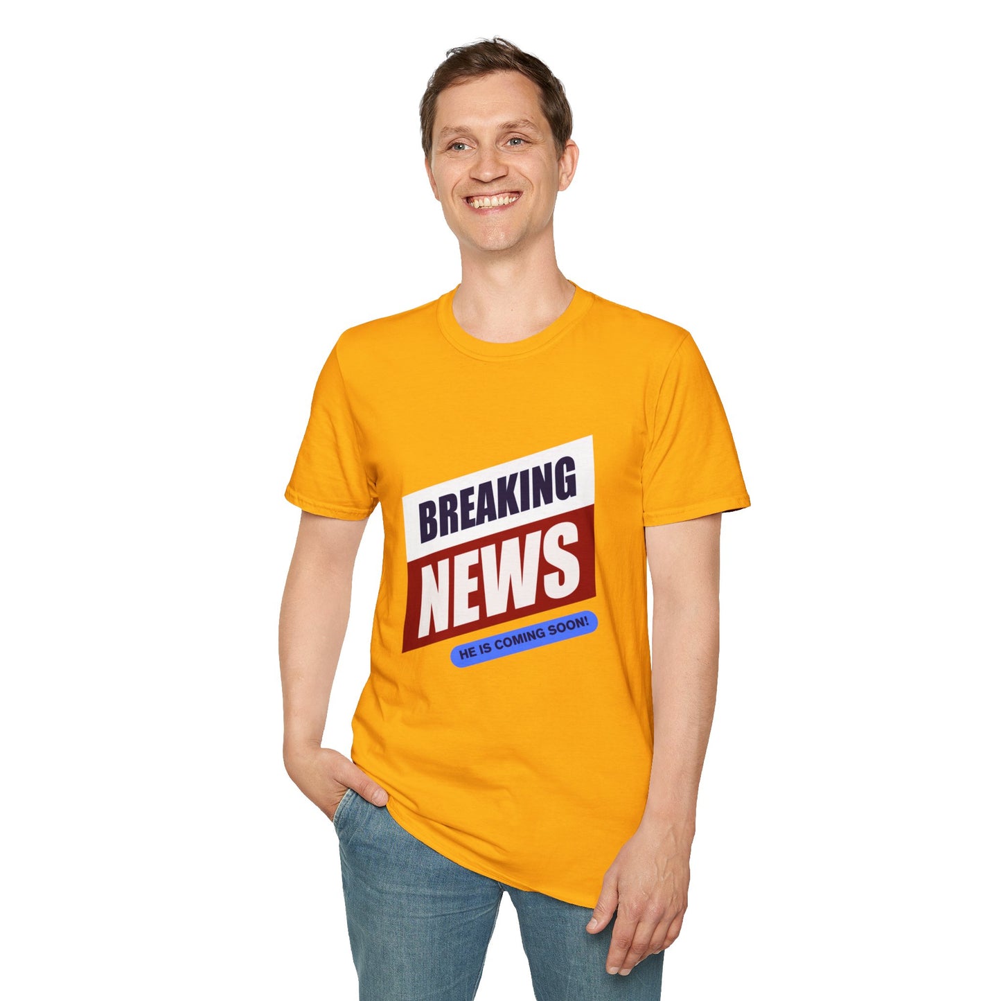 Breaking News- Unisex Softstyle T-Shirt