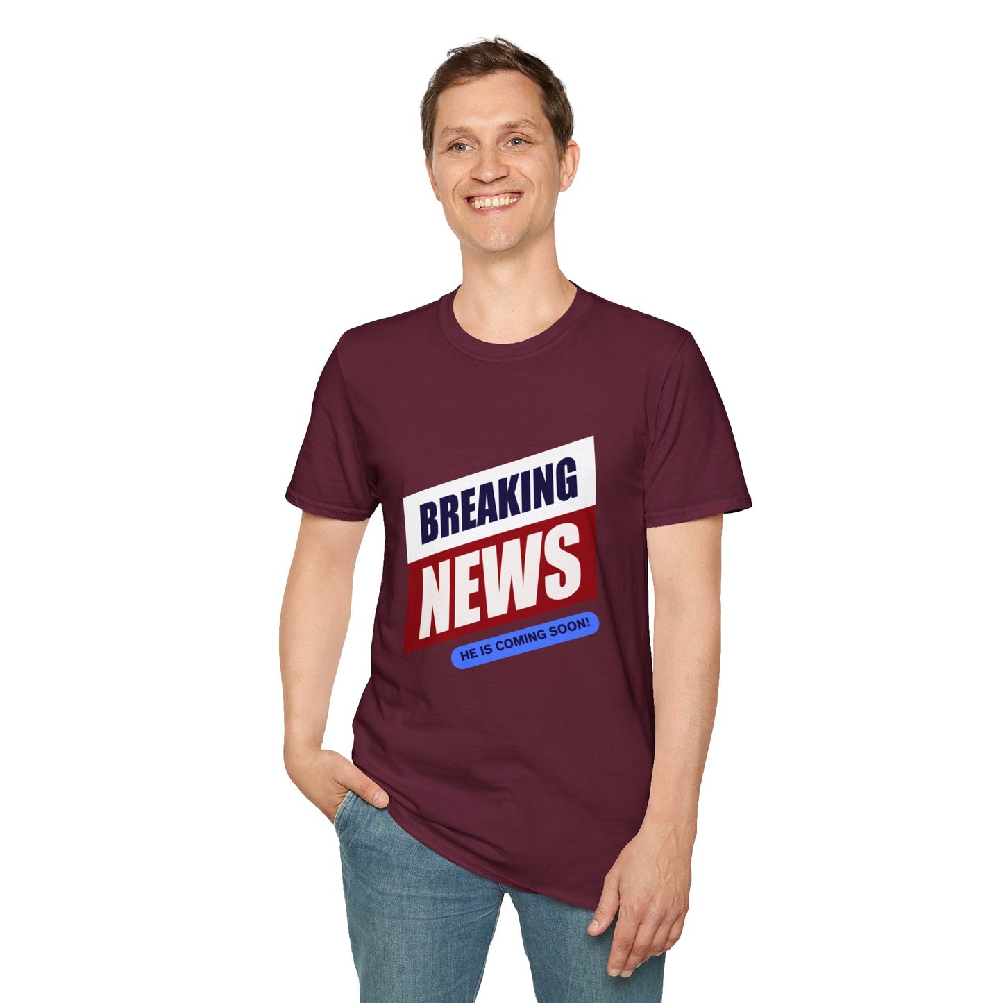 Breaking News- Unisex Softstyle T-Shirt