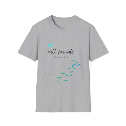 HE Will Provide- Unisex Softstyle T-Shirt
