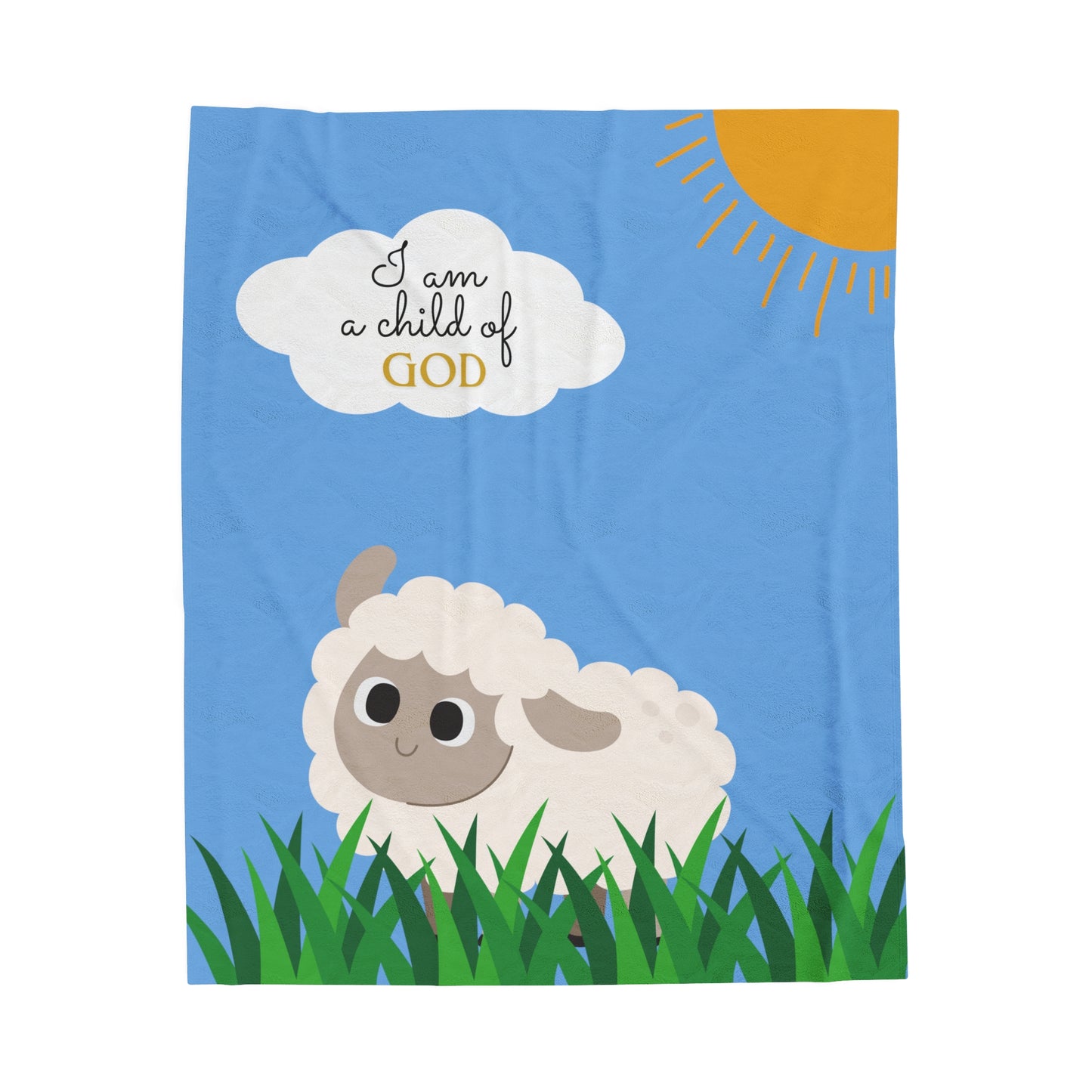 I am a child of God- Plush Blanket (kids)