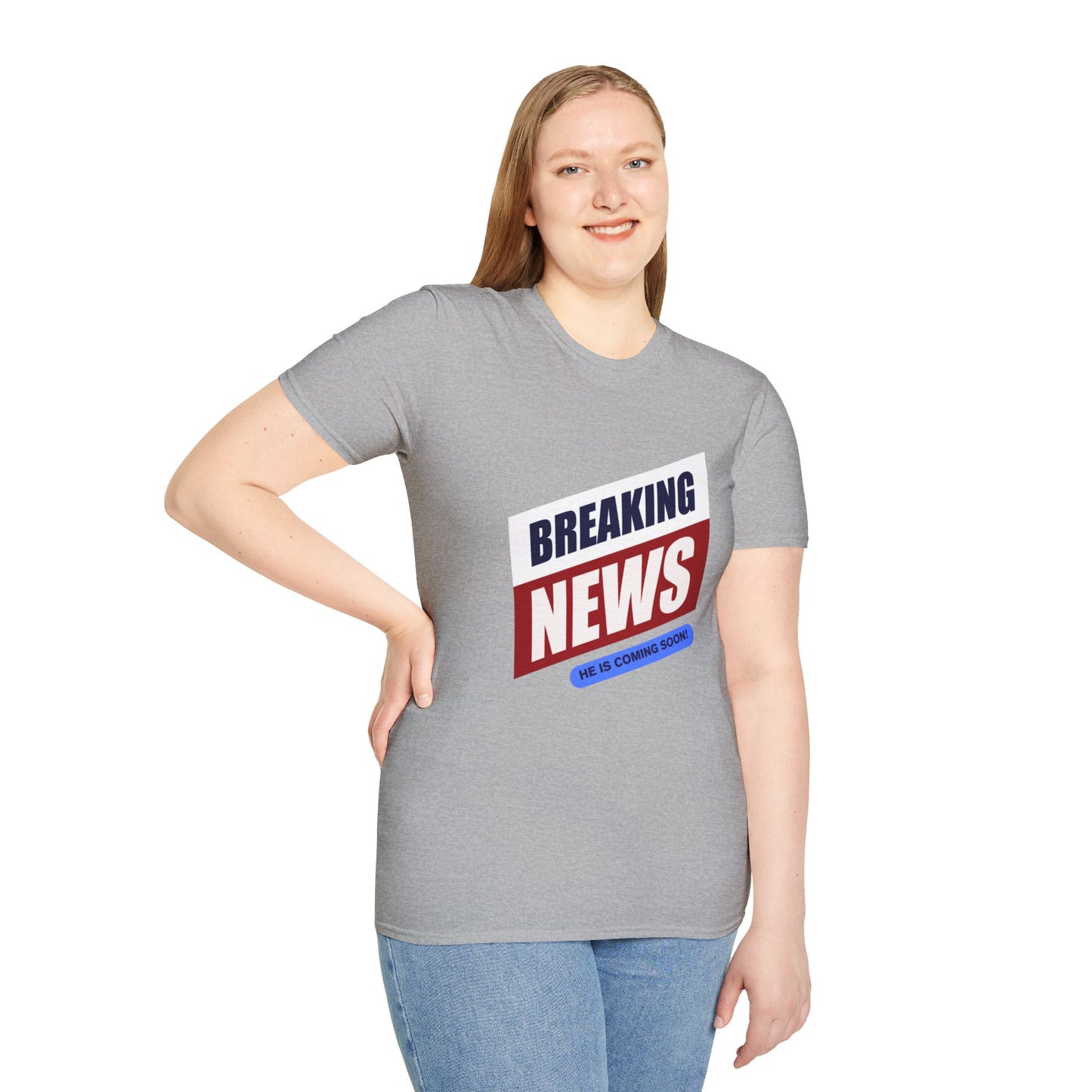 Breaking News- Unisex Softstyle T-Shirt