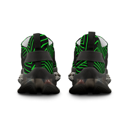 FAITH/Hebrews 11- Men's Sneakers (green lines)