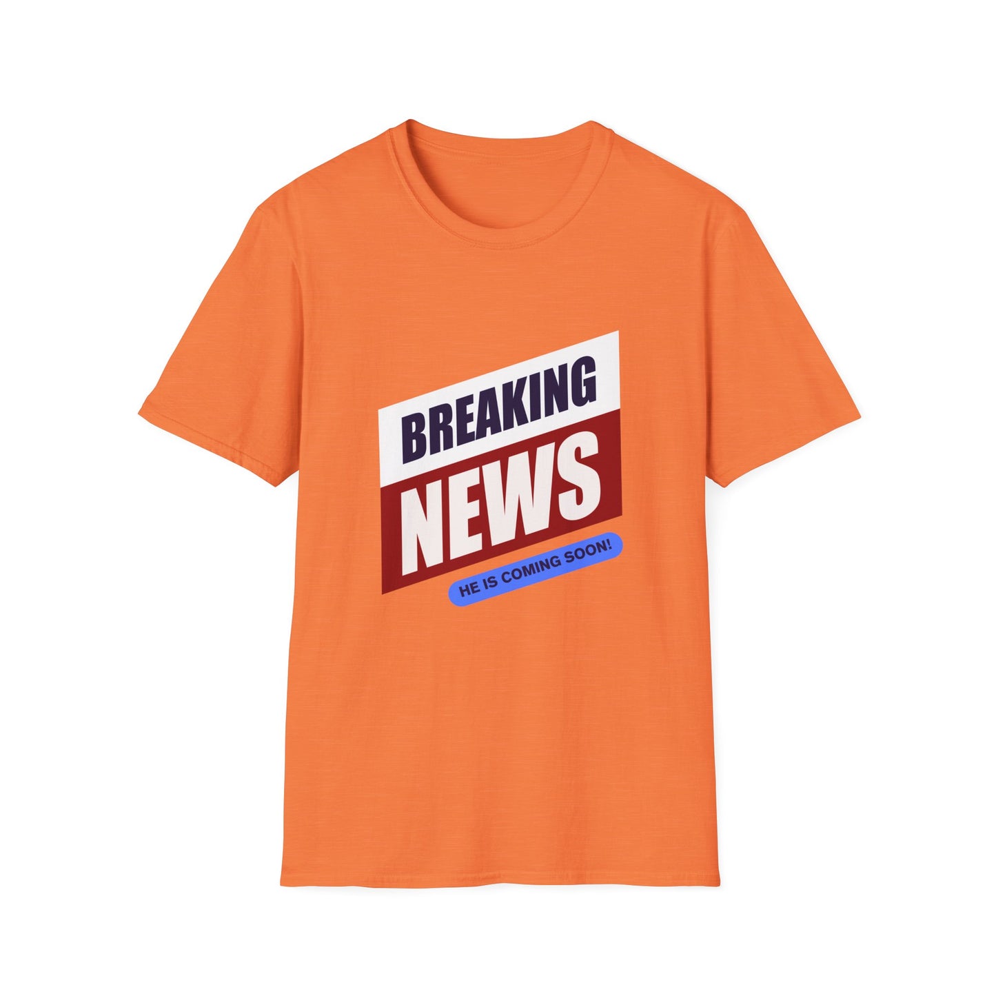 Breaking News- Unisex Softstyle T-Shirt