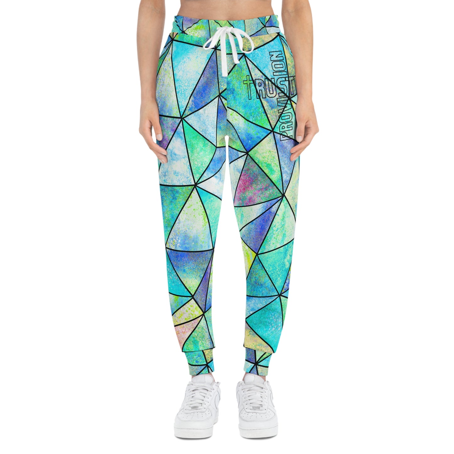 Trusted Provision- Unisex Athletic Joggers (mosaic)