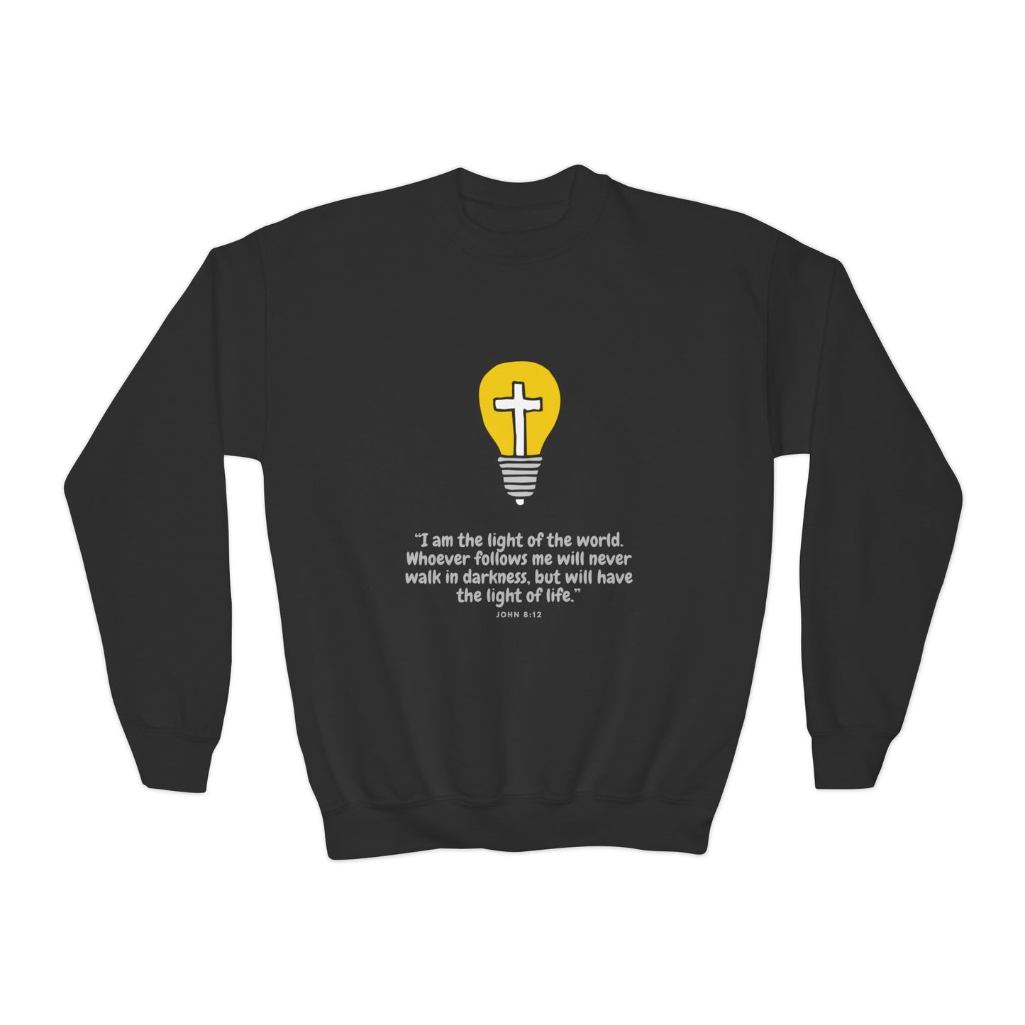 I am the light- Youth Crewneck Sweatshirt