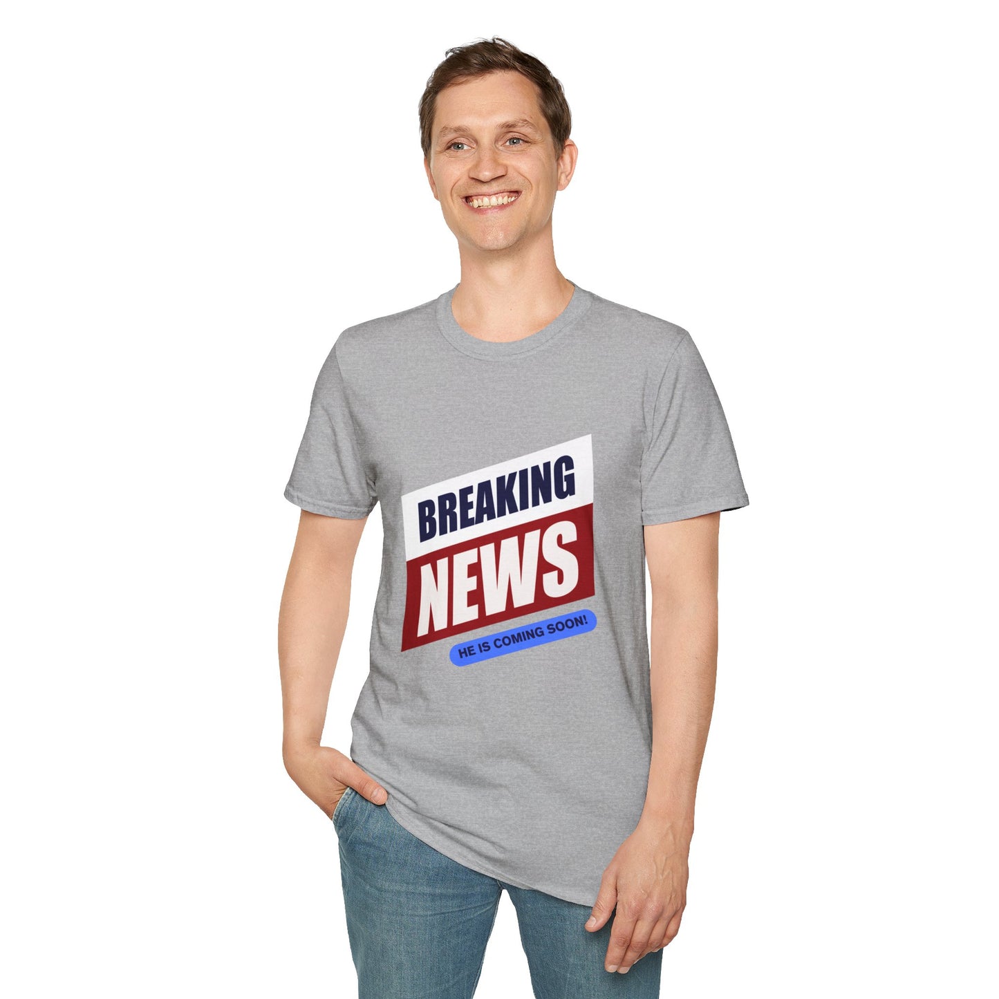 Breaking News- Unisex Softstyle T-Shirt