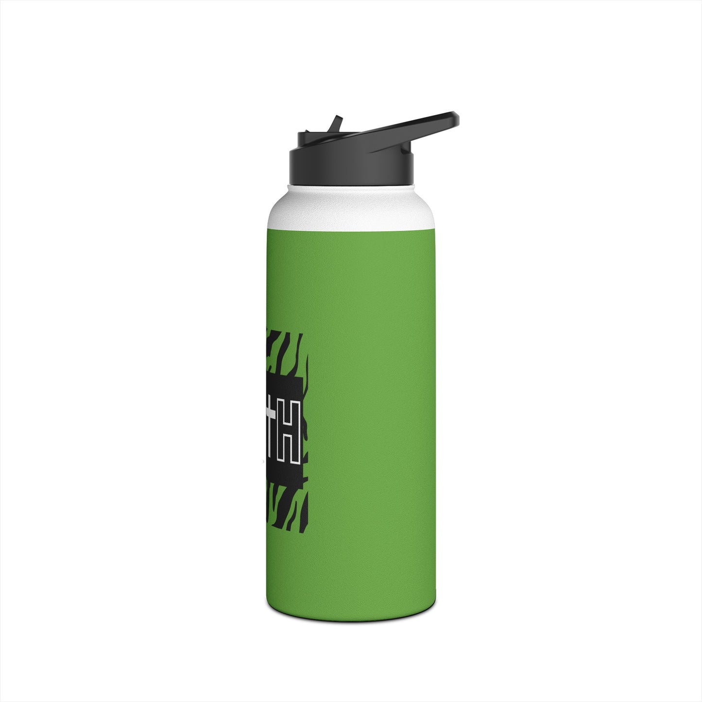 FAITH/Hebrews 11- Stainless Steel Bottle (green/zebra)