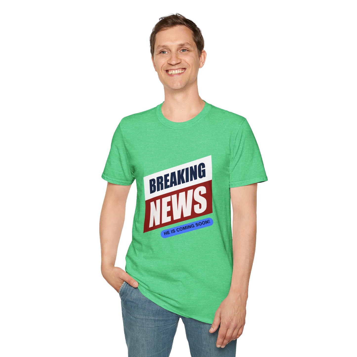 Breaking News- Unisex Softstyle T-Shirt