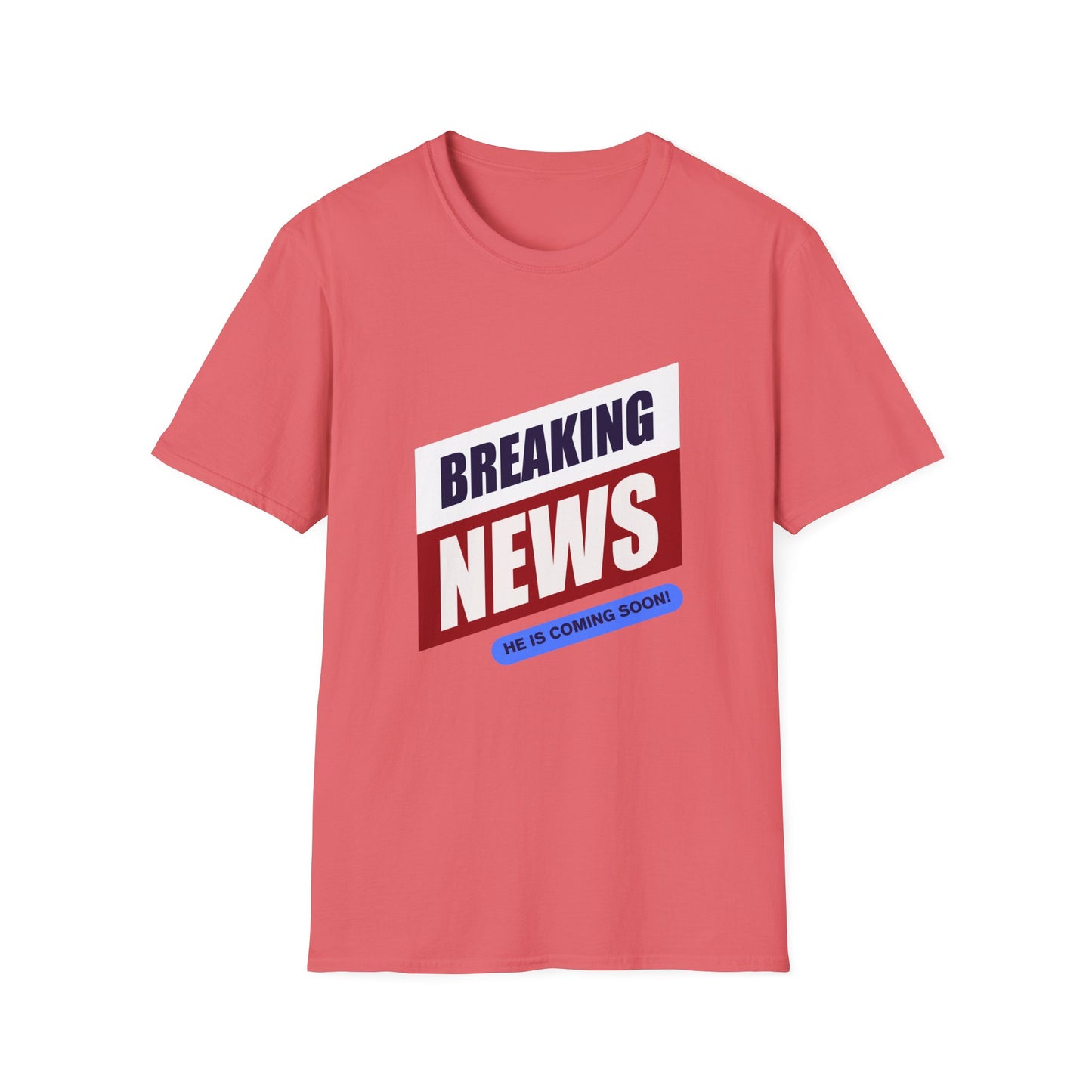 Breaking News- Unisex Softstyle T-Shirt