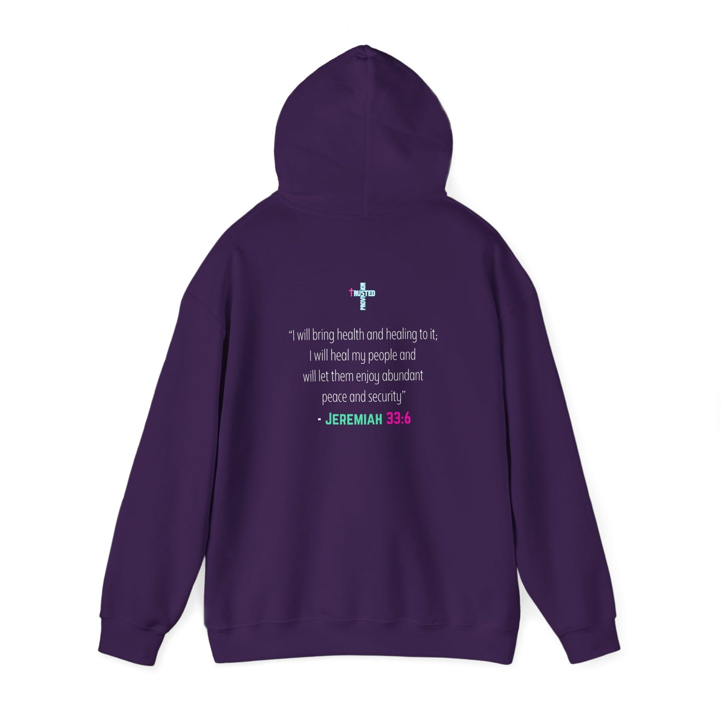 I am living proof...Jesus Heals- Unisex Hoodie