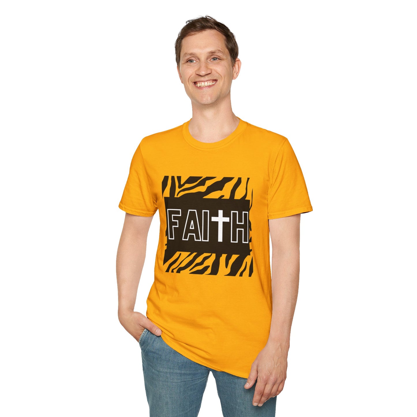 FAITH/Hebrews 11- Unisex Softstyle T-Shirt (zebra)