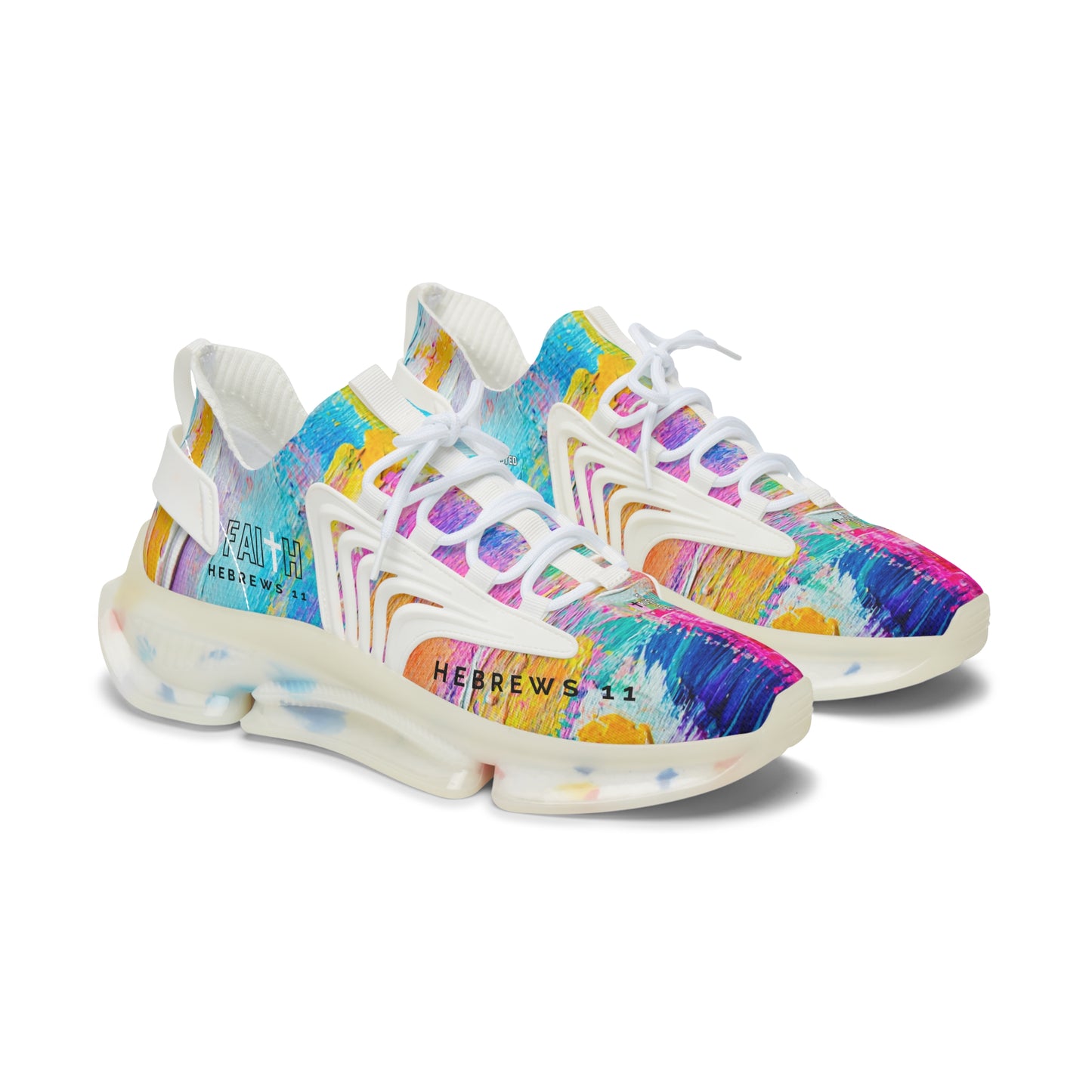 FAITH/Hebrews 11- Women's Sneakers (abstract)