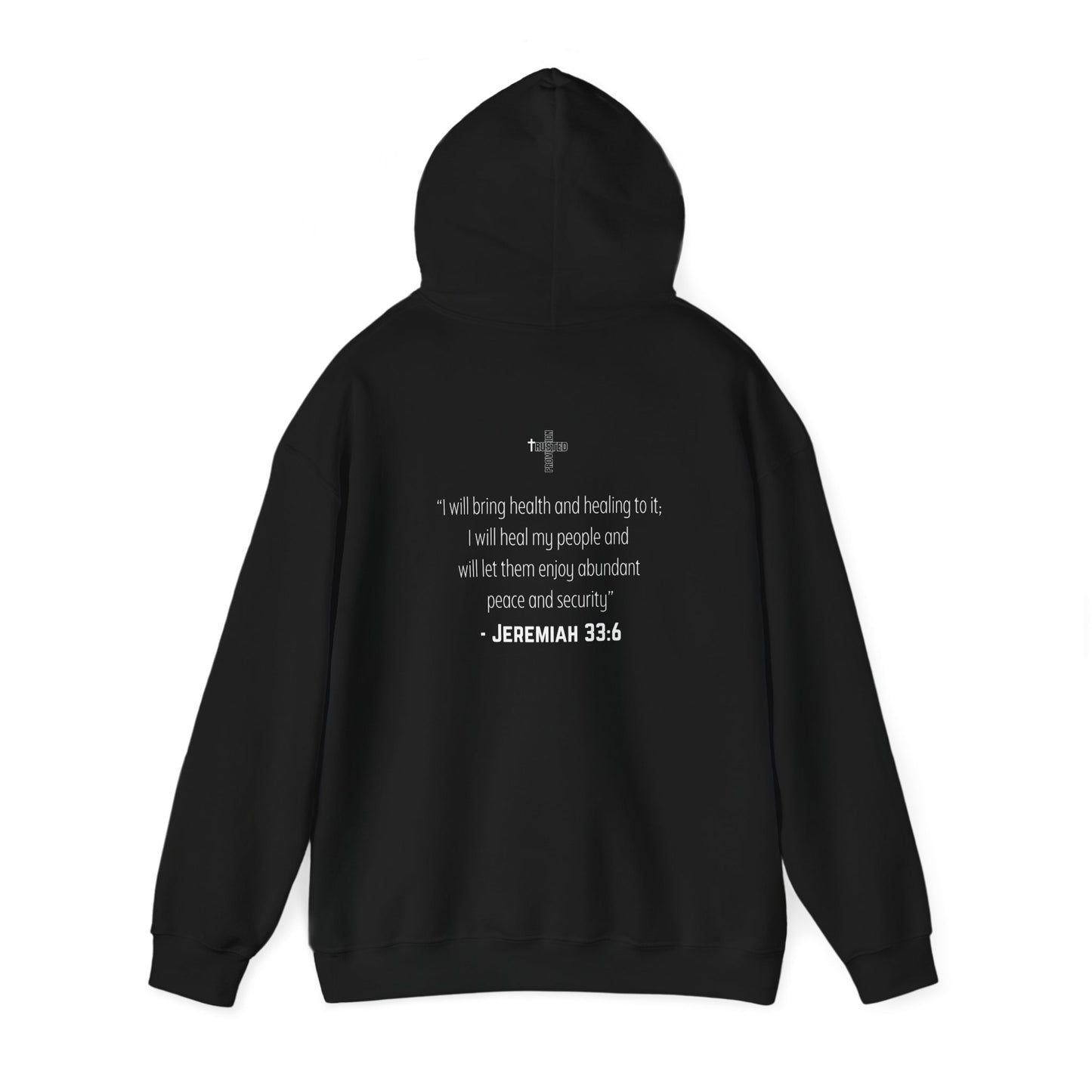 I am living proof...Jesus Heals- Unisex Hoodie