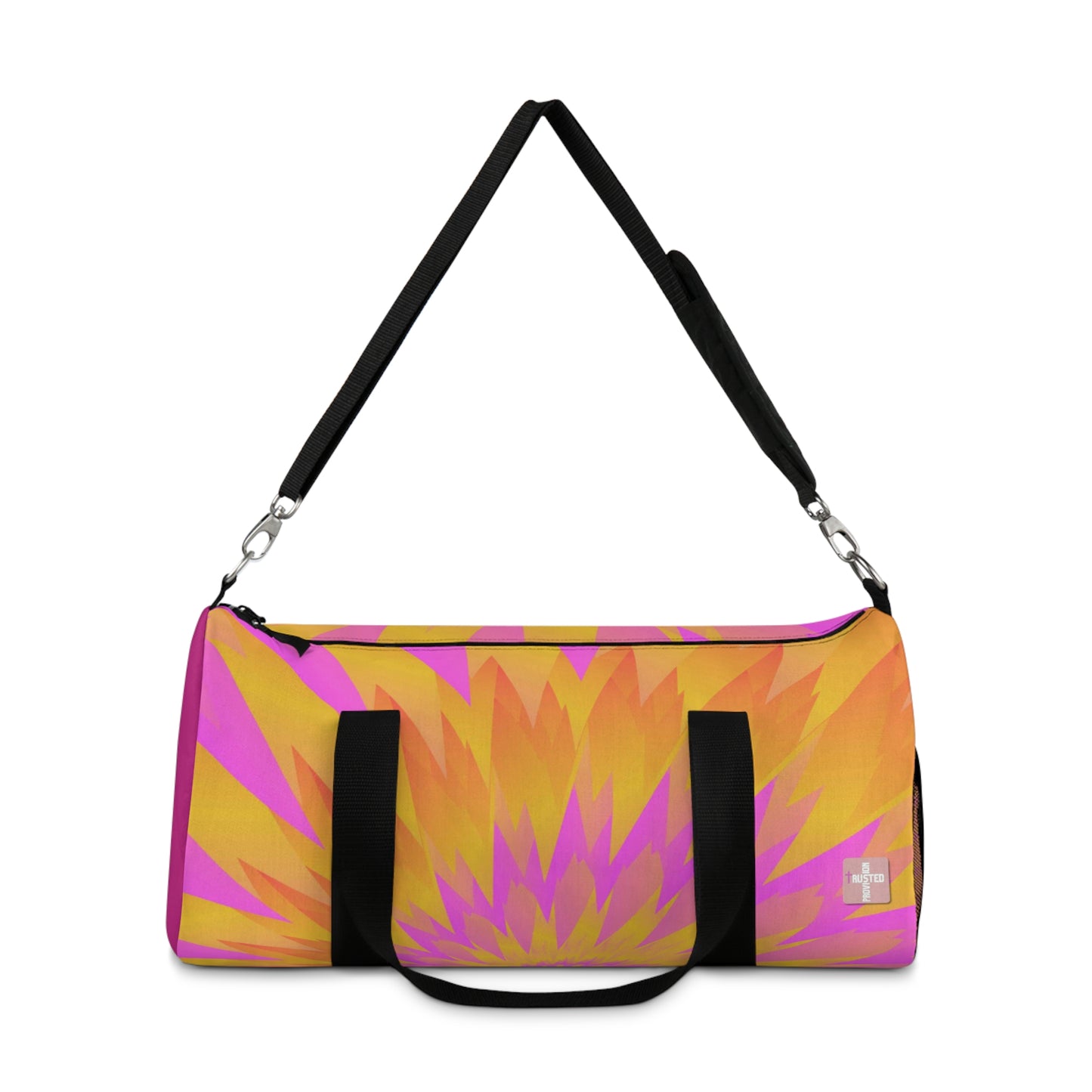 Work in Progress...- Duffel Bag (orange & pink tie dye)