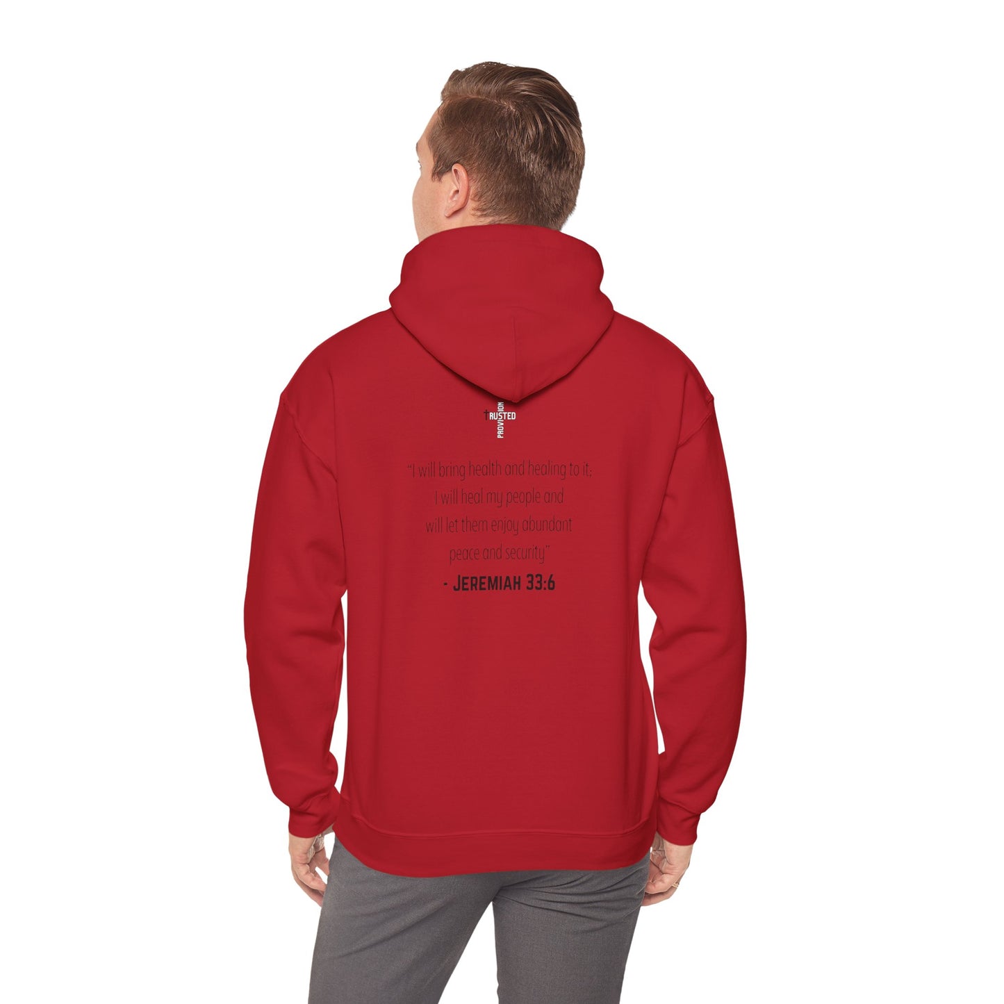 I am living proof...Jesus Heals- Unisex Hoodie