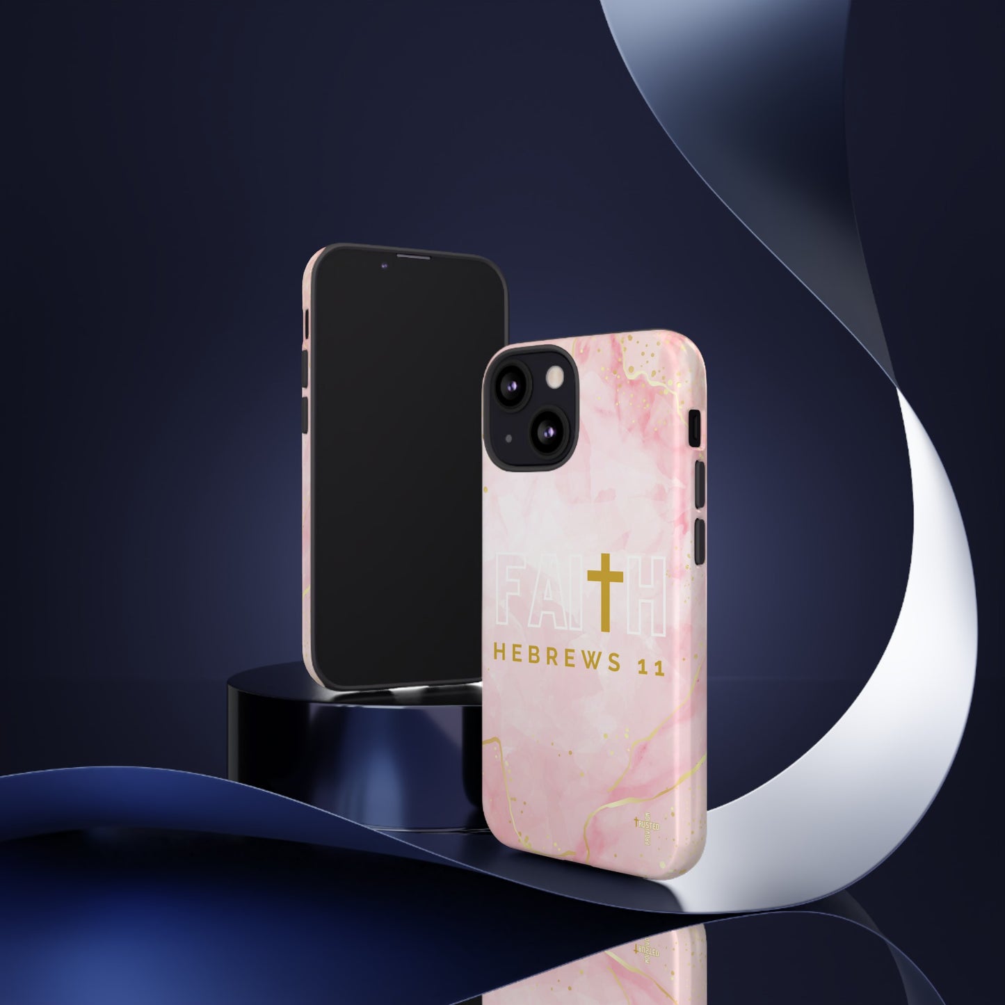 FAITH/Hebrews 11- Tough Case (pink galaxy)