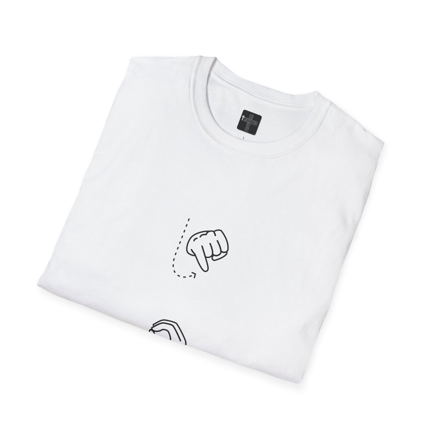 Joy- Unisex Softstyle T-shirt (sign language)