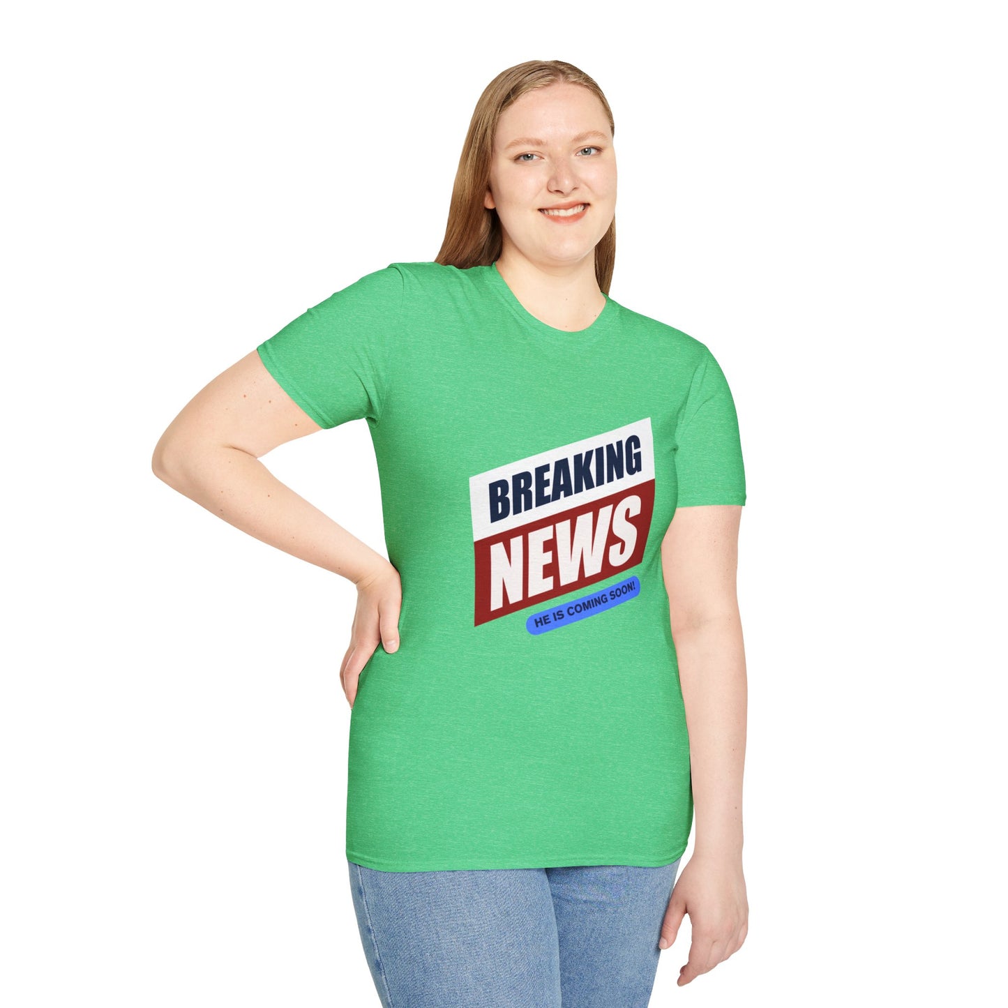 Breaking News- Unisex Softstyle T-Shirt