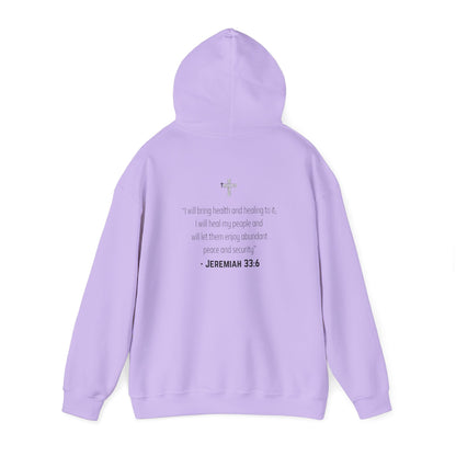 I am living proof...Jesus Heals- Unisex Hoodie