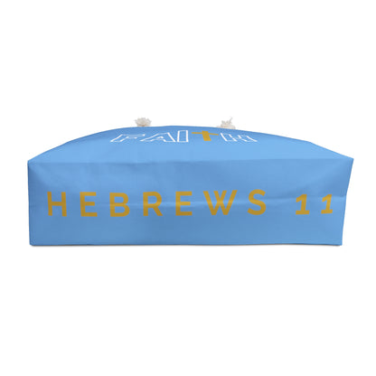 FAITH/Hebrews 11- Weekender Bag (light blue)