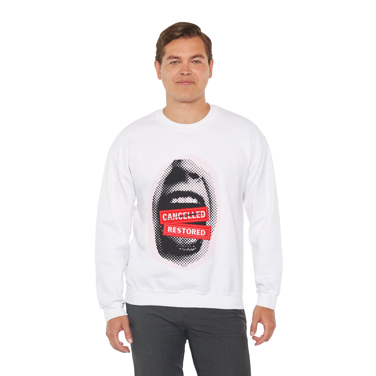 Screaming: Cancelled/Restored- Unisex Crewneck Sweatshirt