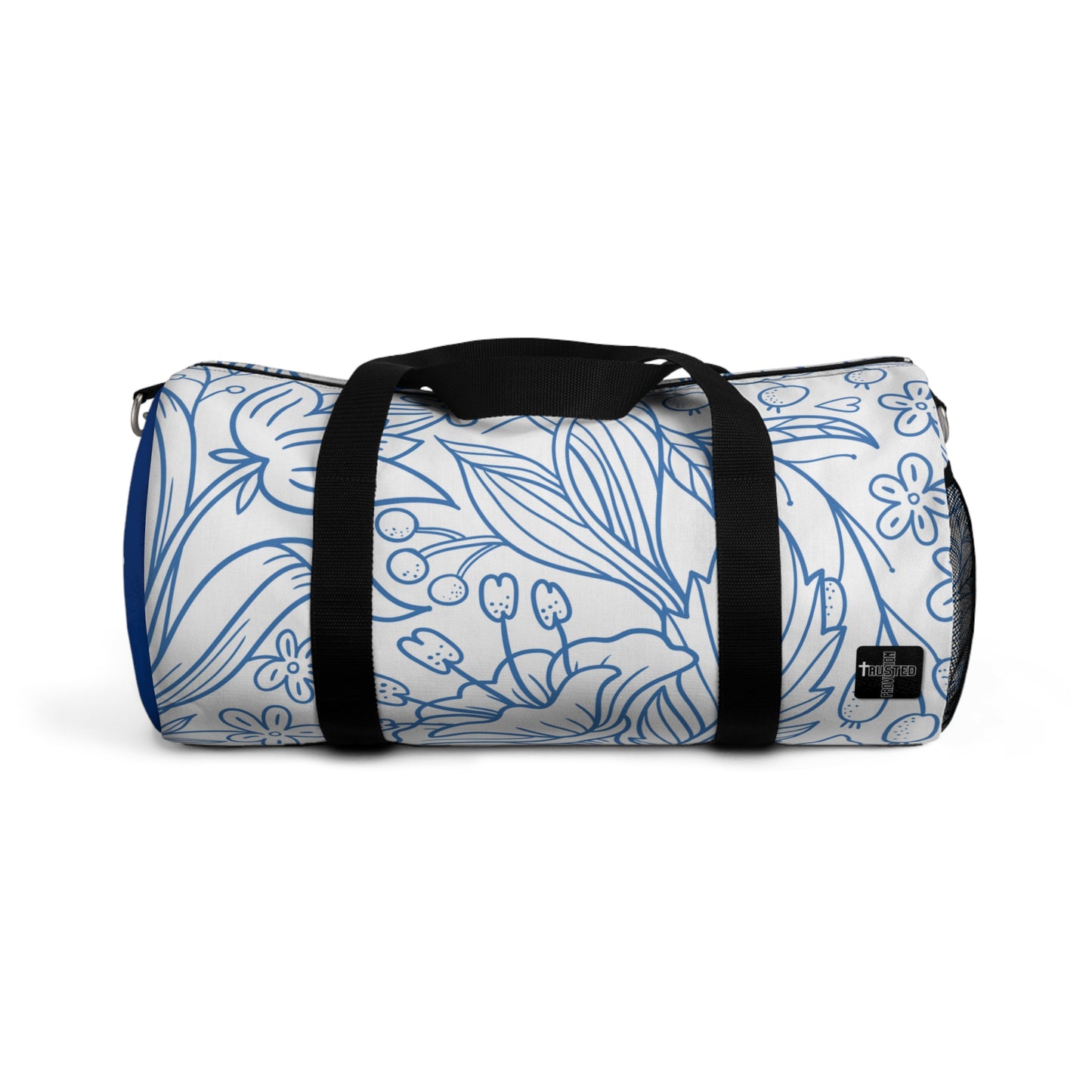 Work in Progress... - Duffel Bag (blue lillies)