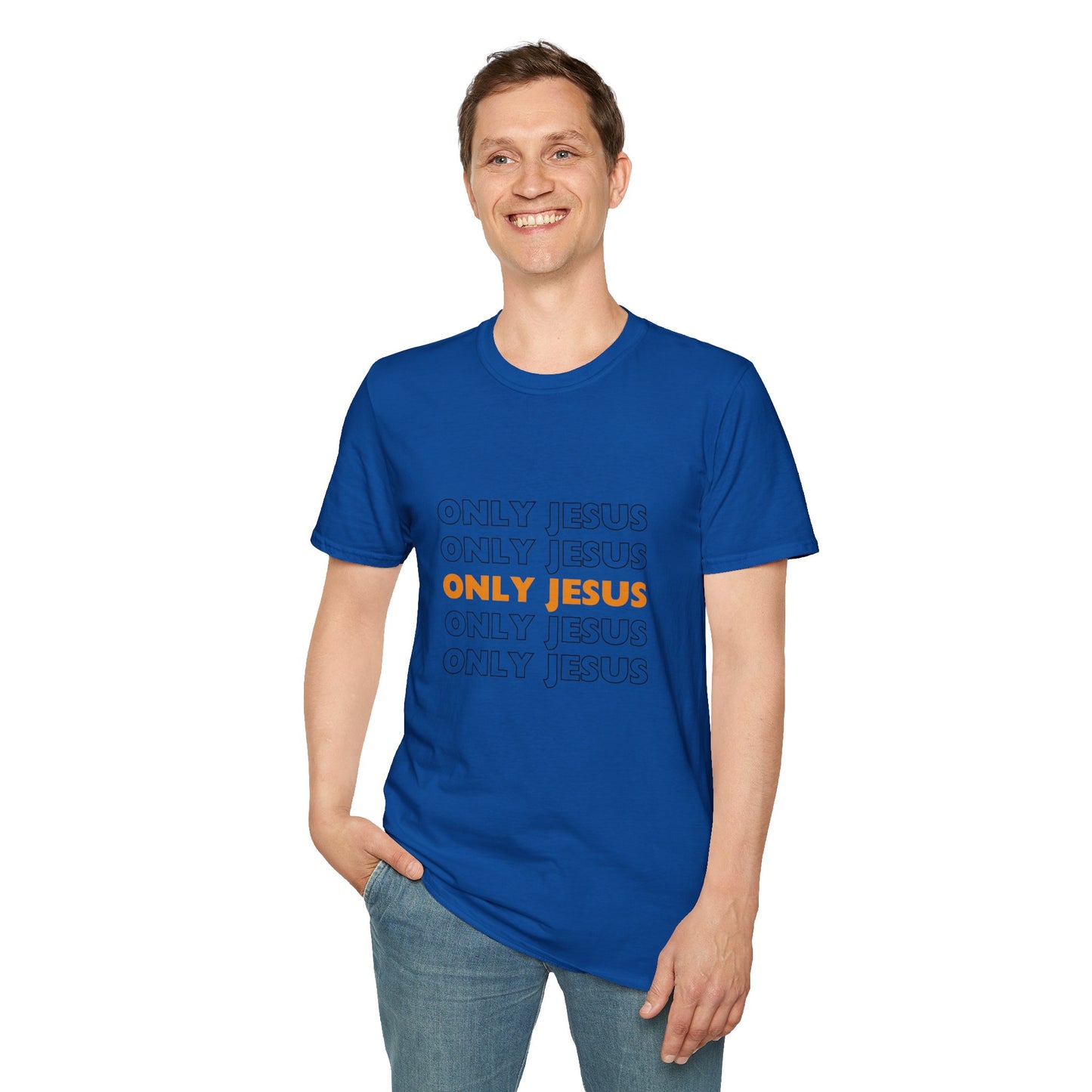 Only Jesus- Unisex Softstyle T-Shirt