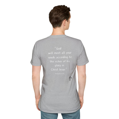 HE Will Provide- Unisex Softstyle T-Shirt