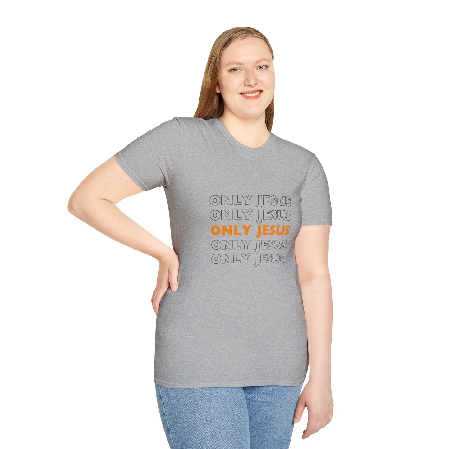 Only Jesus- Unisex Softstyle T-Shirt