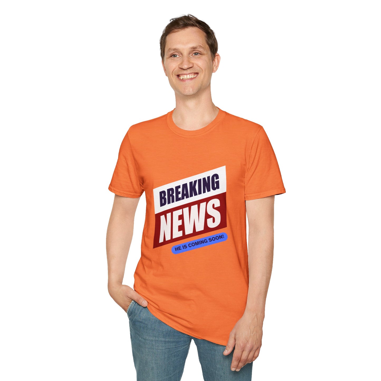 Breaking News- Unisex Softstyle T-Shirt