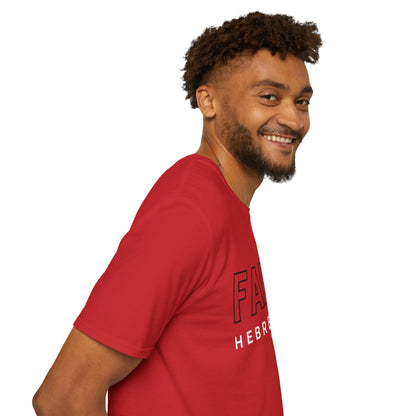 FAITH/HEBREWS 11- Unisex Softstyle T-Shirt (black & white)