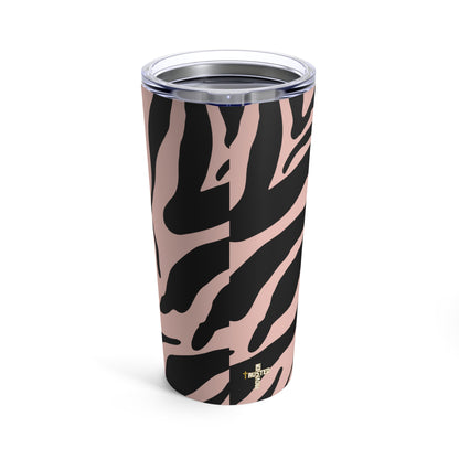 I'm living proof...Jesus Heals- 20oz  Tumbler (rose zebra)