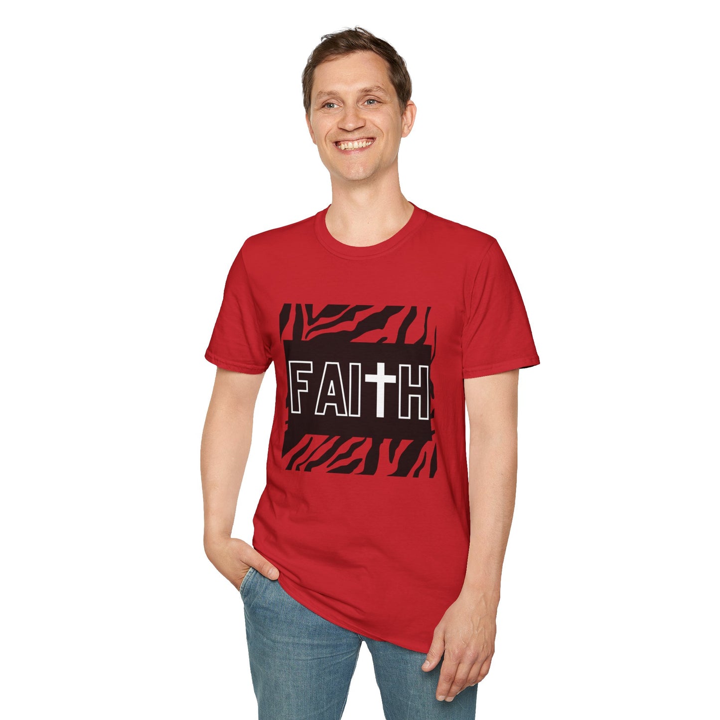 FAITH/Hebrews 11- Unisex Softstyle T-Shirt (zebra)