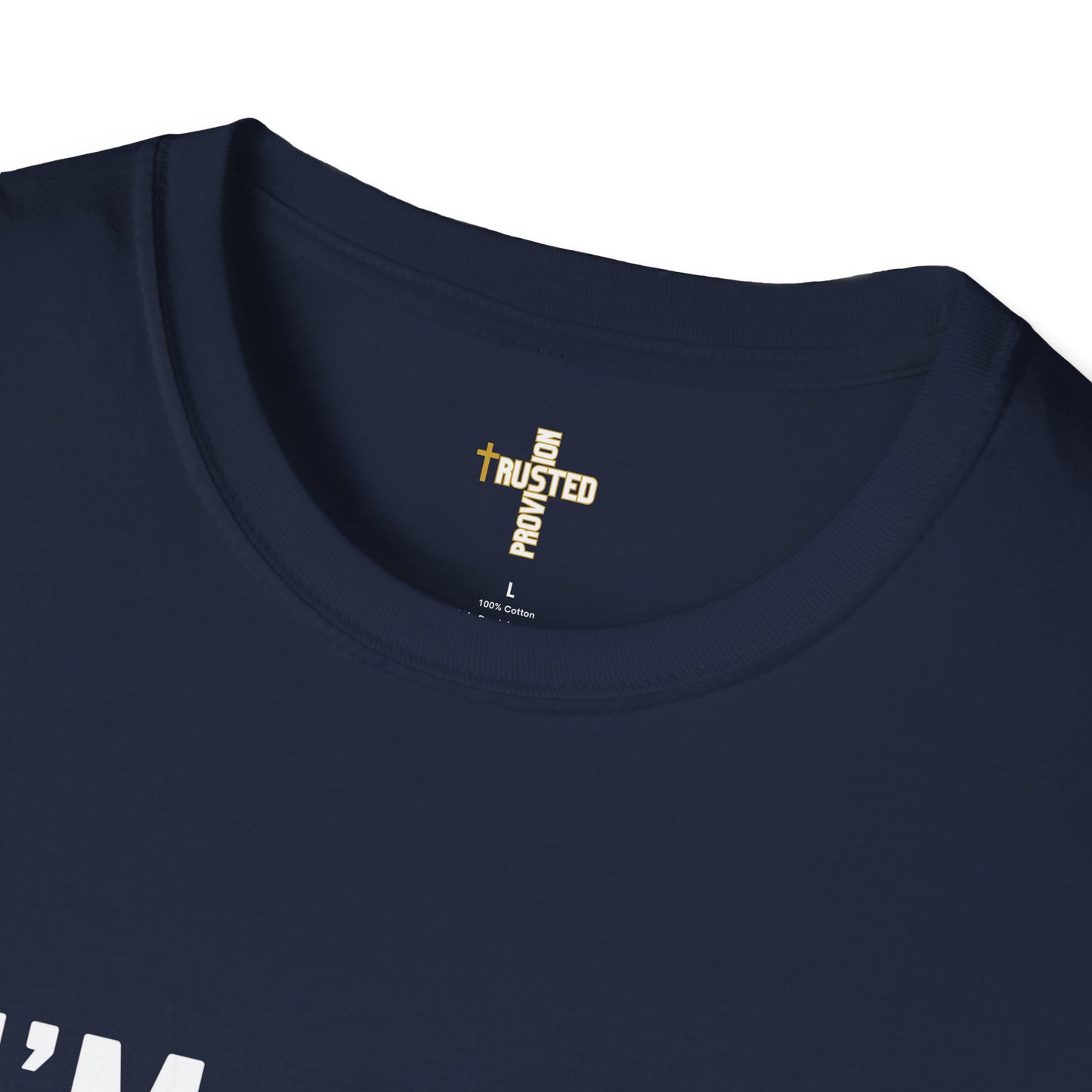 I'm living proof...Jesus Heals- Unisex Softstyle T-Shirt (gold edition)