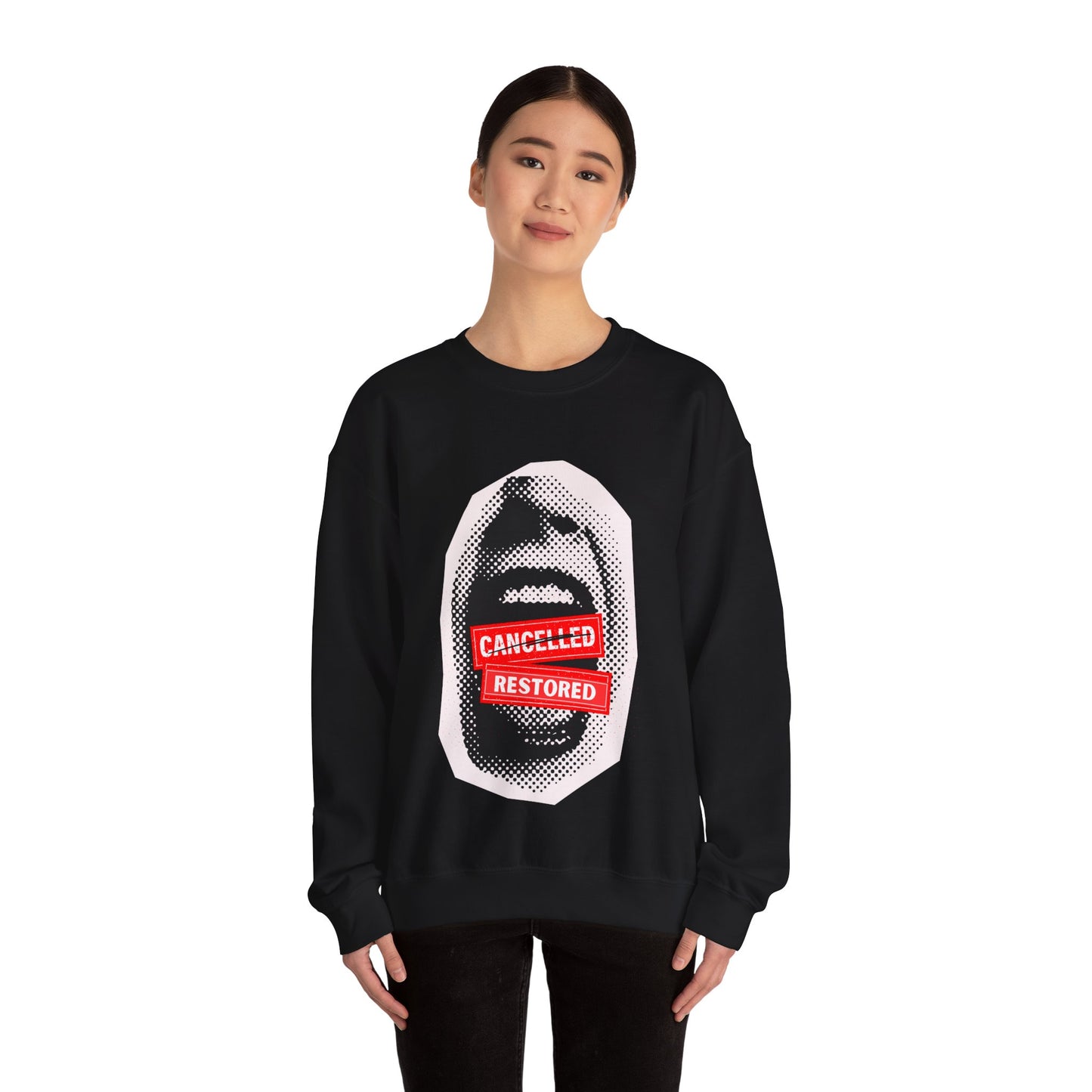 Screaming: Cancelled/Restored- Unisex Crewneck Sweatshirt