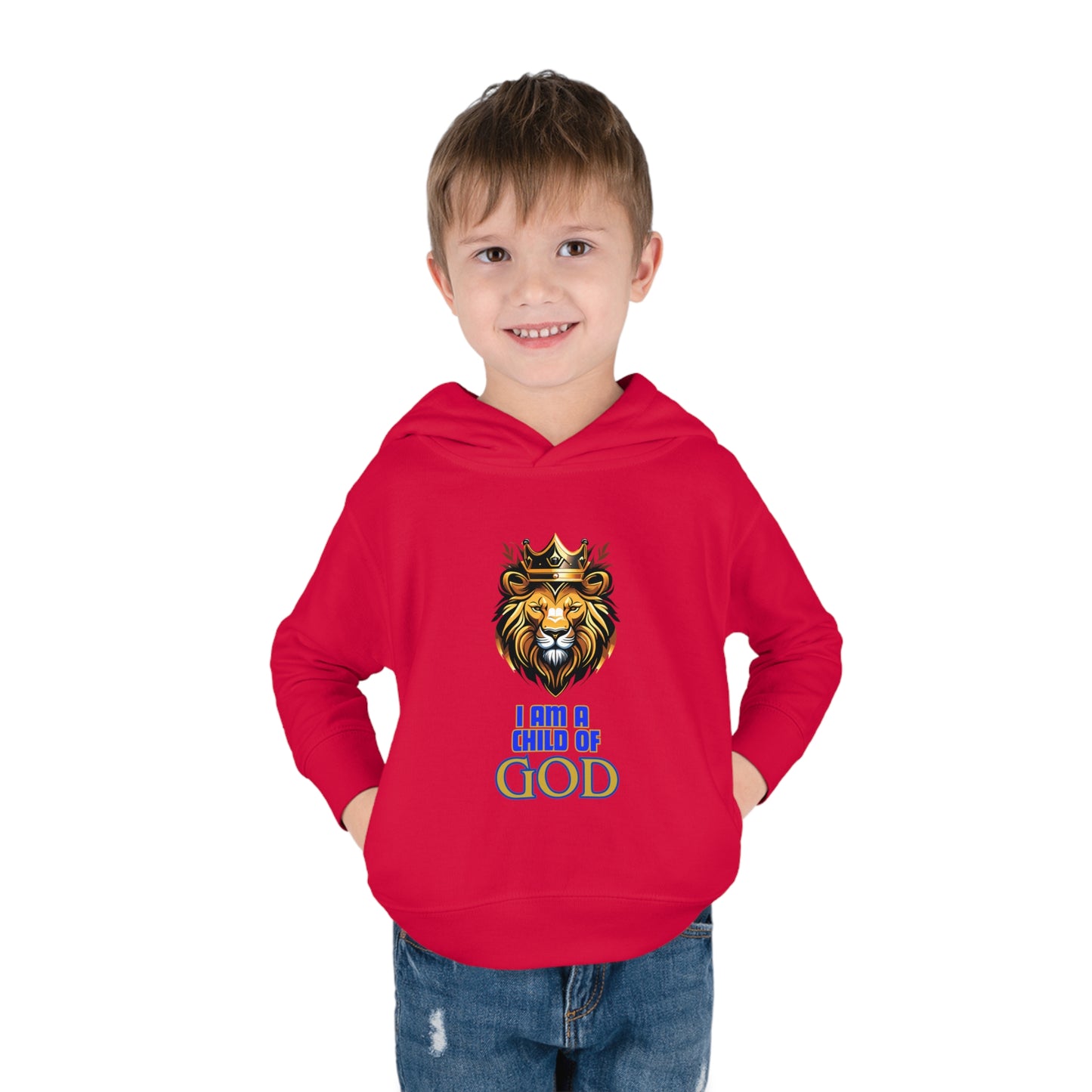 I am a child of God- Toddler Pullover Hoodie