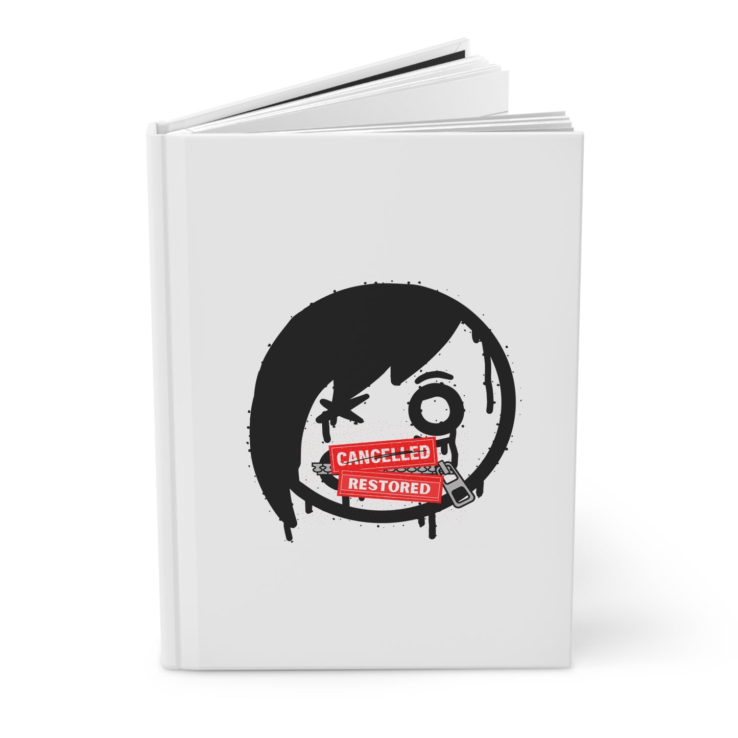 Emo Kid: Cancelled/Restored- Hardcover Journal (white)