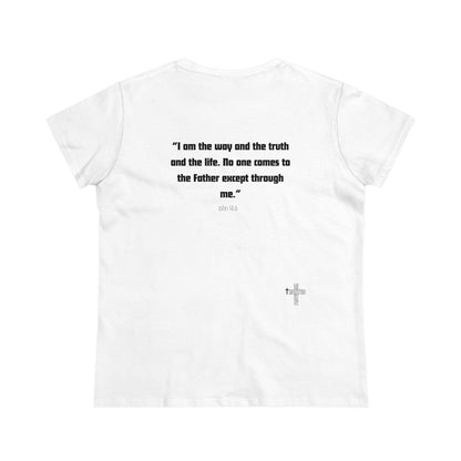 One Way- Women's Midweight Cotton Tee