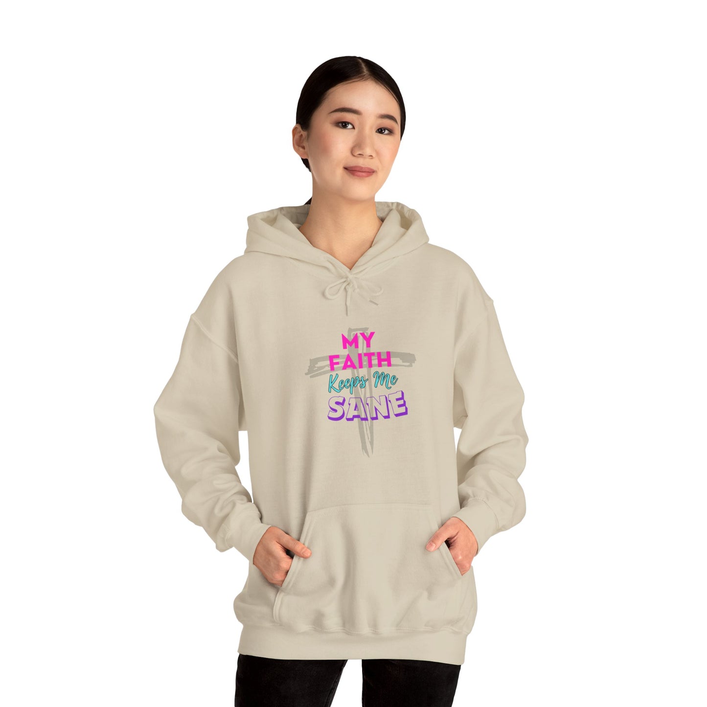 My Faith Keeps Me Sane- Women's Hoodie